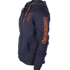 Homme BROWNING SWEAT CAPUCHE ZIP SNAPSHOT BLEU