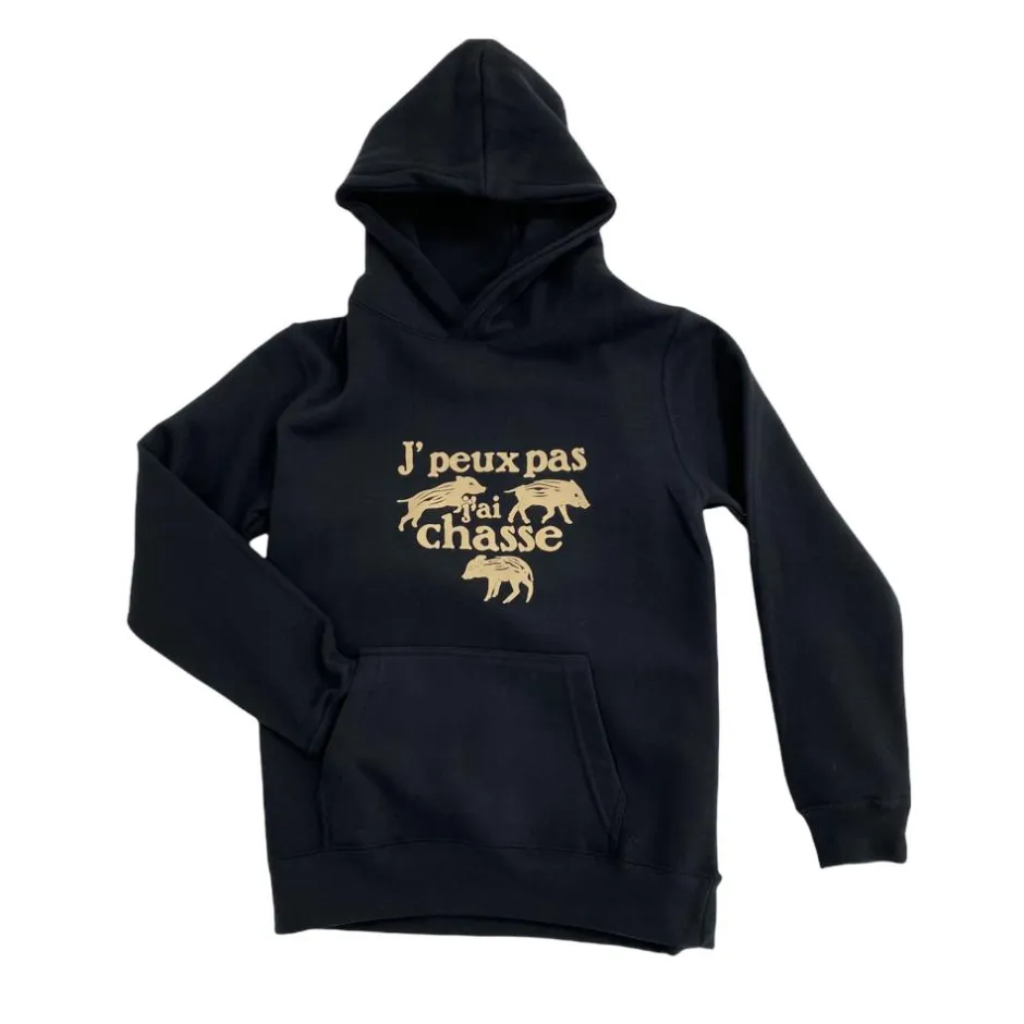 Enfant BARTAVEL SWEAT HOOD ENF J'PEUX PAS MARCASSIN