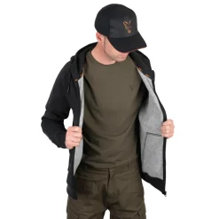 FOX SWEAT NOIR ORANGE