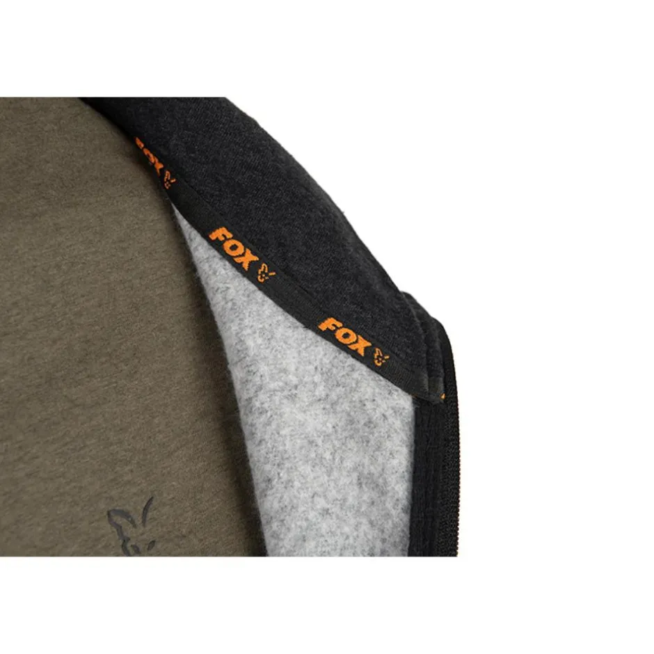 FOX SWEAT NOIR ORANGE