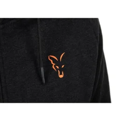 FOX SWEAT NOIR ORANGE