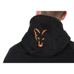 FOX SWEAT NOIR ORANGE