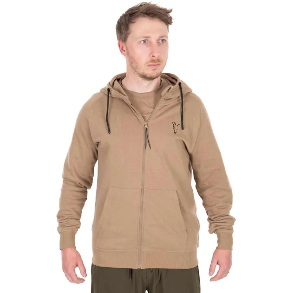 FOX SWEAT ZIPPE LW TAN LTD