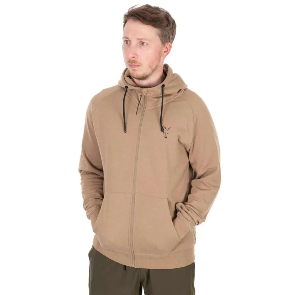 FOX SWEAT ZIPPE LW TAN LTD