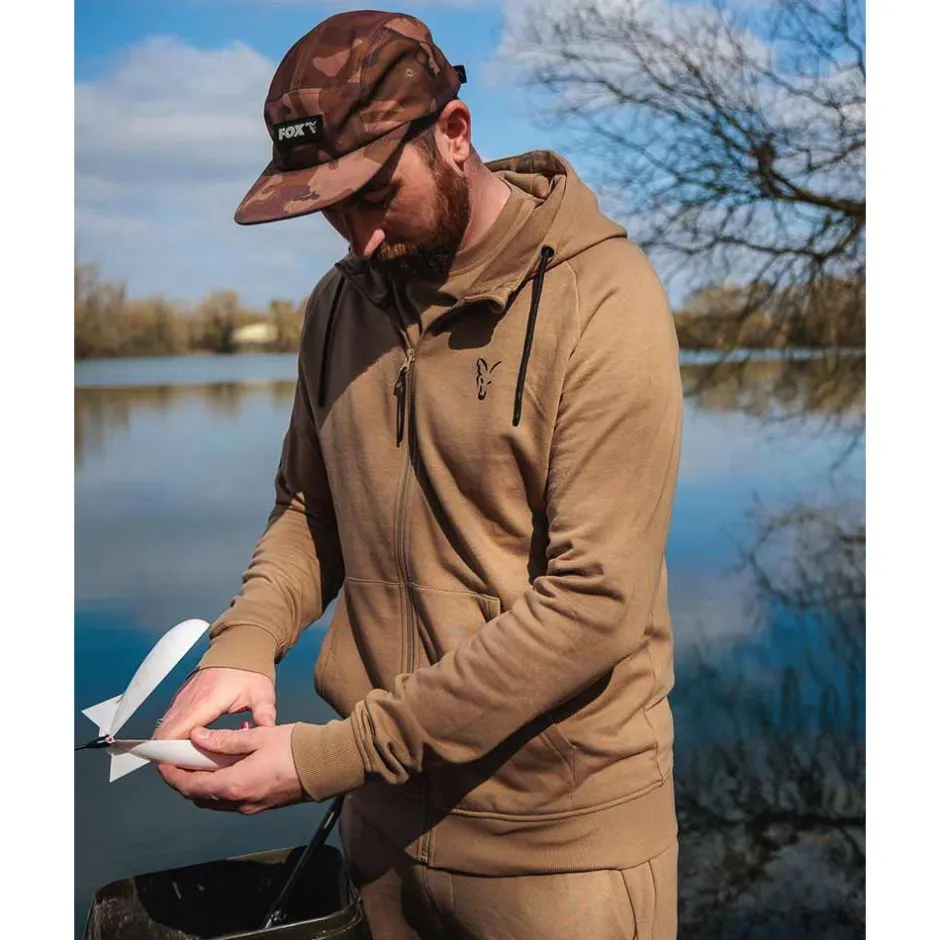FOX SWEAT ZIPPE LW TAN LTD