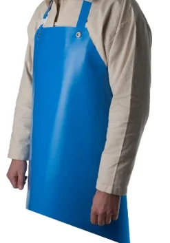 EUROPROTEX TABLIER DE BOUCHER POLYURETHANE BLEU