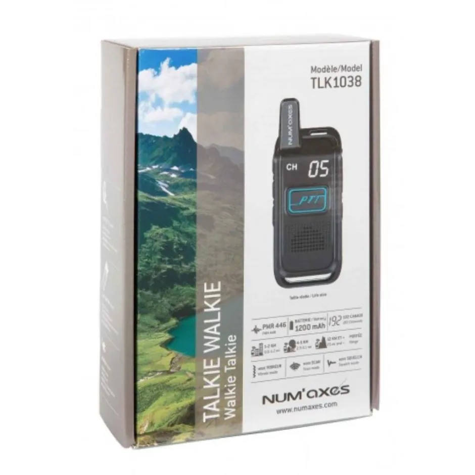 NUM'AXES NATURE TALKIE-WALKIE TLK1038 NOIR