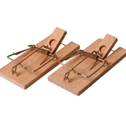 LUCIFER TAPETTE SOURIS EN BOIS X2