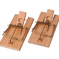 LUCIFER TAPETTE SOURIS EN BOIS X2