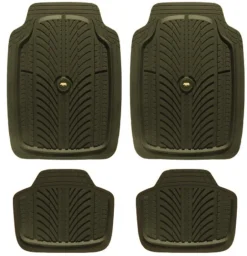 HV DVPT TAPIS VOITURE PVC TREAD KAKI COMPLET