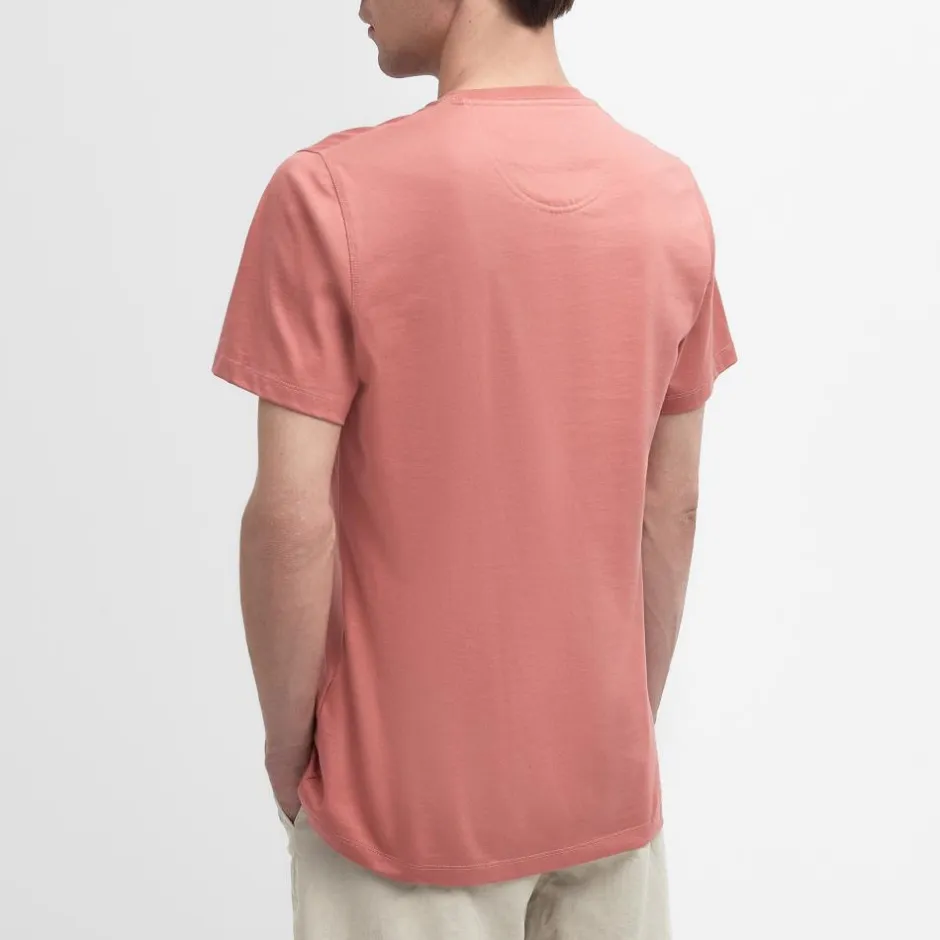 Homme BARBOUR TEE SHIRT ESSENTIAL SPORTS PINK