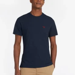 Homme BARBOUR TEE SHIRT ESSENTIAL SPORTY NAVY