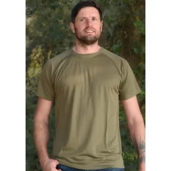 Homme BARTAVEL TEE SHIRT RESPIRANT DIEGO KAKI