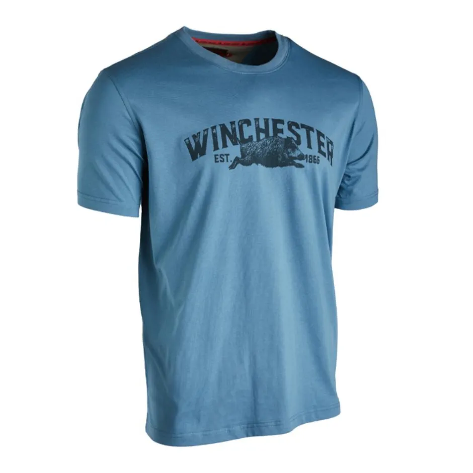 Homme WINCHESTER TEE SHIRT VERMONT BLUE