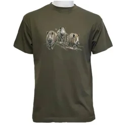 Homme BARTAVEL TEE SHRIT HARDE SANGLIER KAKI
