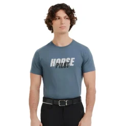 Homme HORSE PILOT TEE-SHIRT TEAM HOMME INDIGO