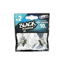 FIIISH TETE PLOMBEE BM90 OFF SHORE 10GR X2