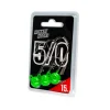 MONKEY LURES TETE PLOMBEE MONKEY HOOK VERTE 5/0 X 3