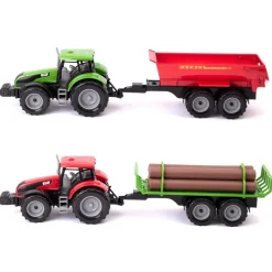 Enfant FUMFINGS TRACTEUR & CHARRETTE DIVERS 1/32 48CM