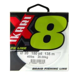 POWERLINE TRESSE IKARI X8 CHARTREUSE 135M