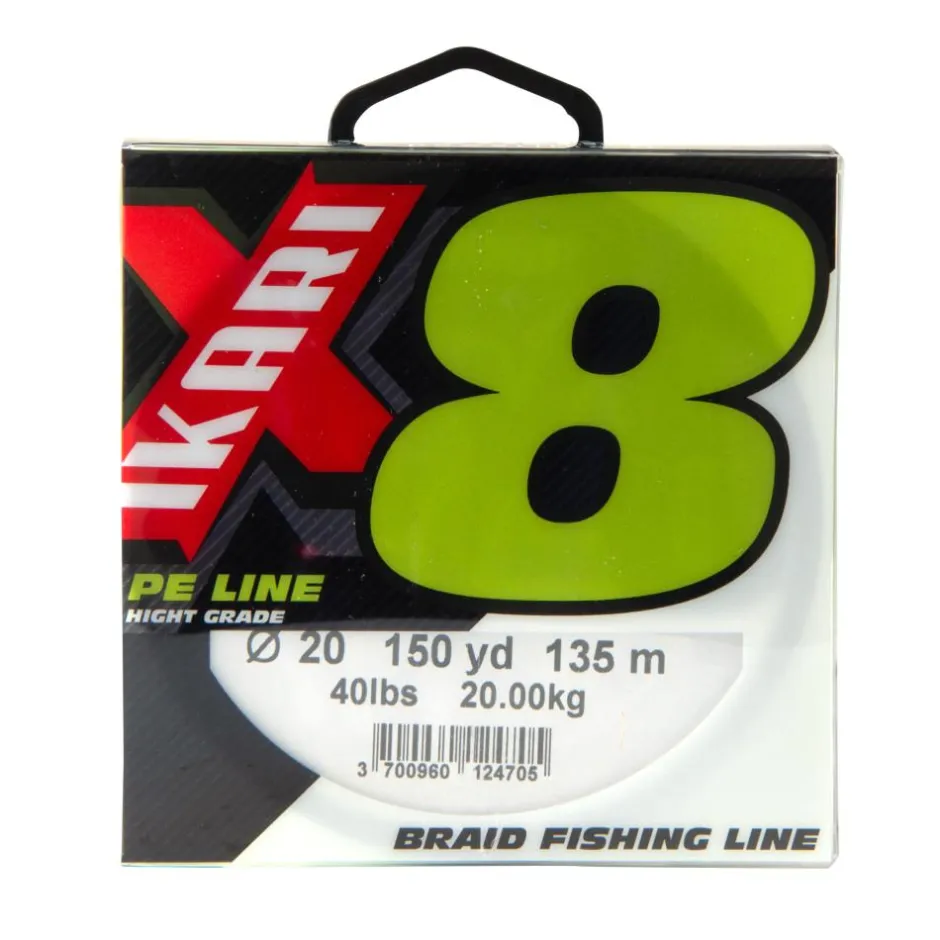 POWERLINE TRESSE IKARI X8 CHARTREUSE 135M