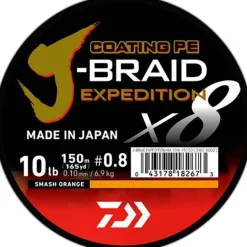 DAIWA TRESSE JBRAID EXP ORANGE 150M