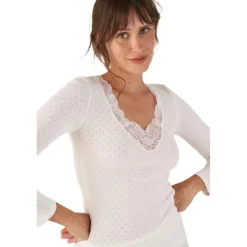 Femme DAMARTSPORT TSHIRT FEMME THERMOLACTYL 4 BLANC
