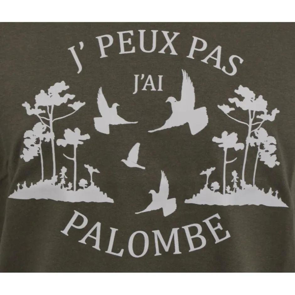 Homme BARTAVEL TSHIRT JPEUX PAS JAI PALOMBE KAKI