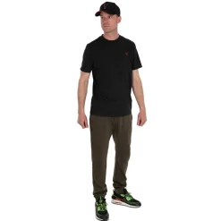 FOX T-SHIRT NOIR ORANGE