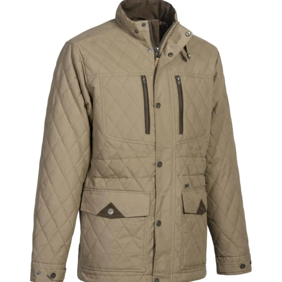 Homme CLUB INTERCHASSE VESTE D'APRES CHASSE ARES TABAC