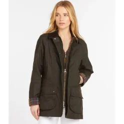 Femme BARBOUR VESTE FEMME HUILEE BEADNEL OLIVE