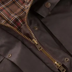 Femme OXFORD BLUE VESTE FEMME HUILEE COUNTRY BROWN