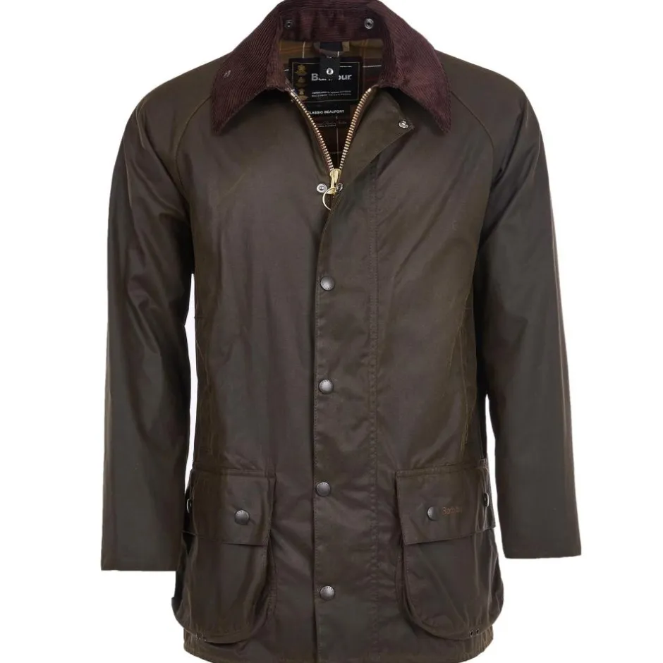 Homme BARBOUR VESTE HUILEE BEAUFORT OLIVE