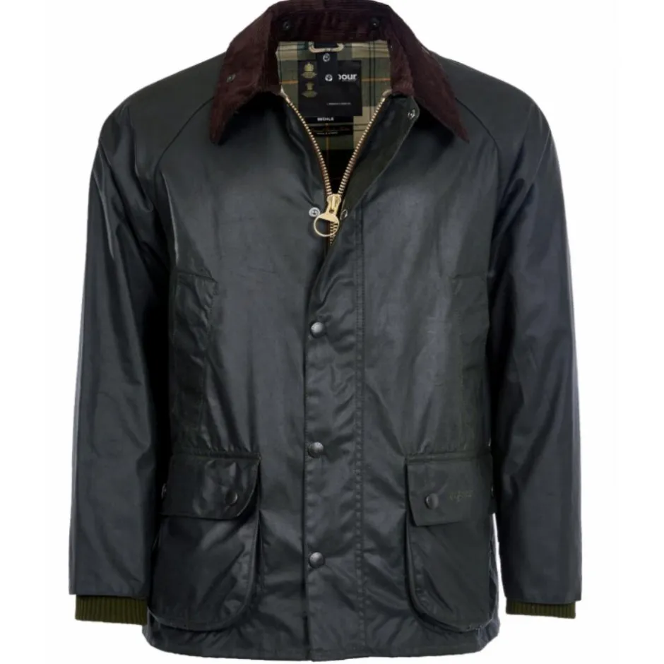 Homme BARBOUR VESTE HUILEE BEDALE SAGE