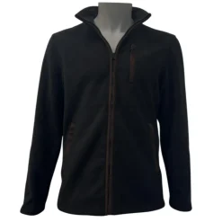 Homme TERZEO PASSIONNÉS DE NATURE VESTE POLAIRE AMIENS NOIRE